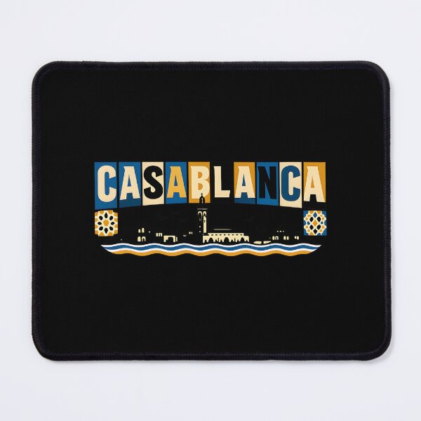 Item preview, Casablanca Retro Vintage Travel Shirt designed and sold by SJarts Creative Studio.