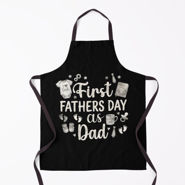 Item preview, Black and White First Father's Day Gift - New Dad Keepsake Design designed and sold by SideKickCreates.
