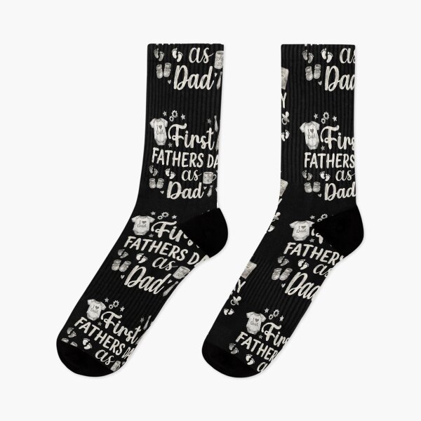 Item preview, Black and White First Father's Day Gift - New Dad Keepsake Design designed and sold by SideKickCreates.