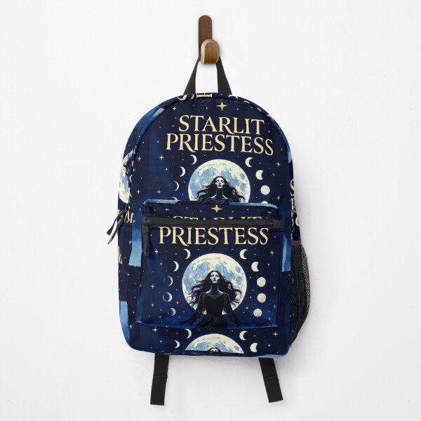 Item preview, Starlit Priestess Moon Phases Design | Celestial Witch Goddess Art designed and sold by GalleryPeak.