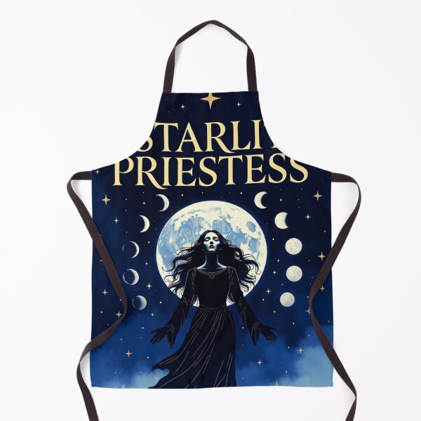 Item preview, Starlit Priestess Moon Phases Design | Celestial Witch Goddess Art designed and sold by GalleryPeak.