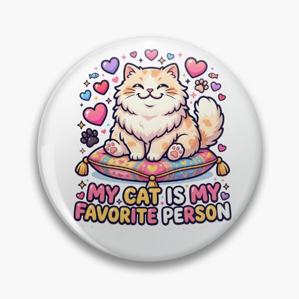 Item preview, My Cat Is My Favorite Person Funny Cat Lover Design designed and sold by Pixel Analytics.