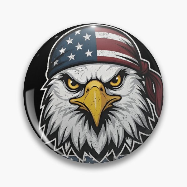 Item preview, Merica USA Flag Patriotic Bald Eagle Shirt – Funny 4th of July American Pride T-Shirt designed and sold by ZyxDes.