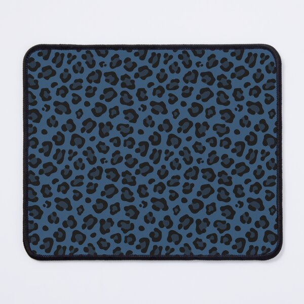 Item preview, Denim and Black leopard print designed and sold by pattern-archive.