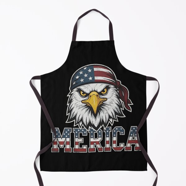 Item preview, Merica USA Flag Patriotic Bald Eagle Shirt – Funny 4th of July American Pride T-Shirt designed and sold by ZyxDes.