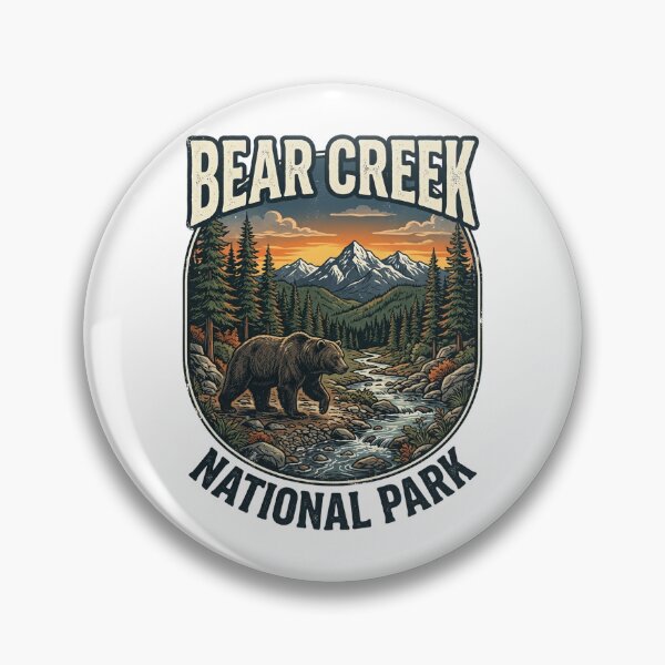 Item preview, Bear Creek National Park Vintage Wilderness Adventure designed and sold by longngusuc.