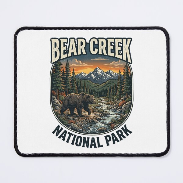 Item preview, Bear Creek National Park Vintage Wilderness Adventure designed and sold by longngusuc.