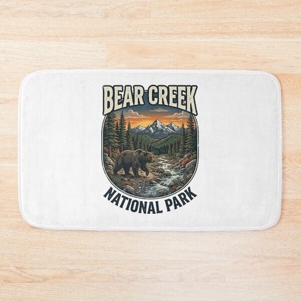 Item preview, Bear Creek National Park Vintage Wilderness Adventure designed and sold by longngusuc.