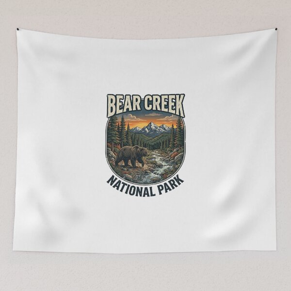 Item preview, Bear Creek National Park Vintage Wilderness Adventure designed and sold by longngusuc.