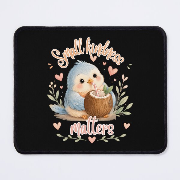 Item preview, Small Kindness Matters Cute Bird Coconut designed and sold by SeoulInkSoul.