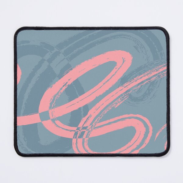 Item preview, Abstract Grunge Background Pink & Bali Hai Blue Brush Strokes designed and sold by AtonuHaque.