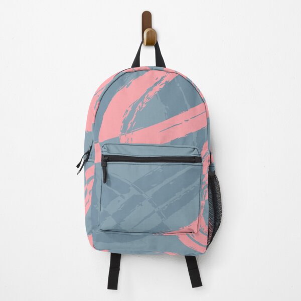 Item preview, Abstract Grunge Background Pink & Bali Hai Blue Brush Strokes designed and sold by AtonuHaque.