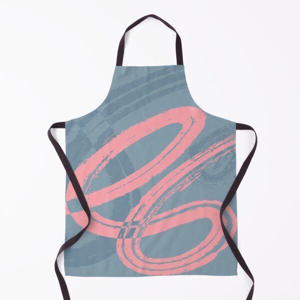 Item preview, Abstract Grunge Background Pink & Bali Hai Blue Brush Strokes designed and sold by AtonuHaque.