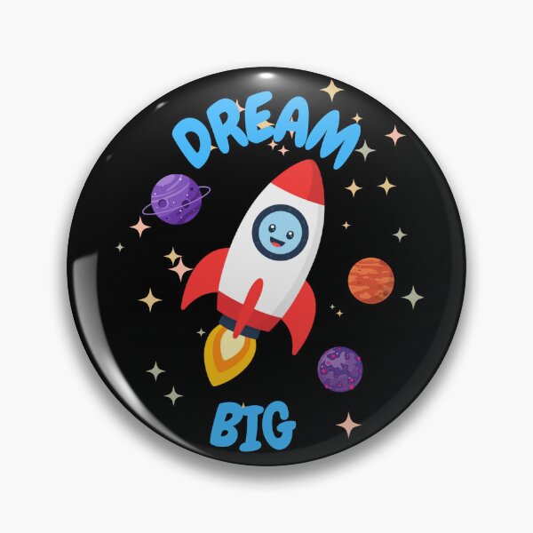 Item preview, Dream Big – Cute Rocket Space Kids Design designed and sold by Banvero.