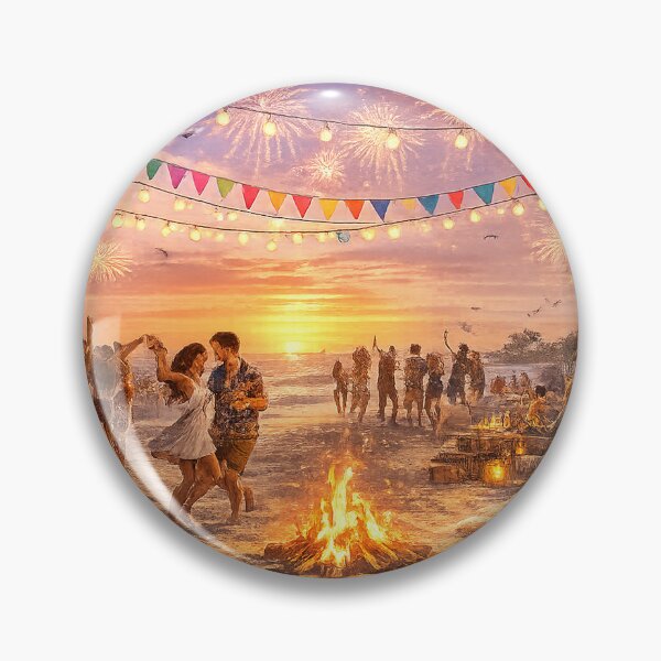 Item preview, Beach Party dance– Tropical Summer Celebration Art designed and sold by Hookesmode.