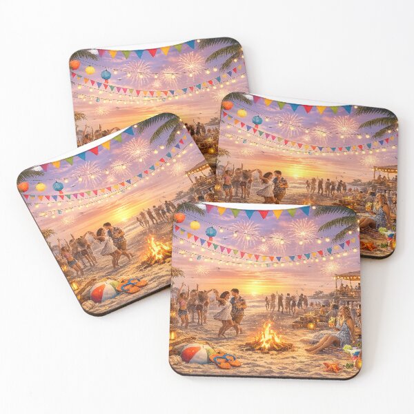 Item preview, Beach Party dance– Tropical Summer Celebration Art designed and sold by Hookesmode.