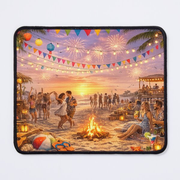 Item preview, Beach Party dance– Tropical Summer Celebration Art designed and sold by Hookesmode.