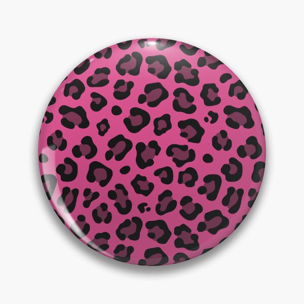 Item preview, Hot Pink and Black leopard print designed and sold by pattern-archive.