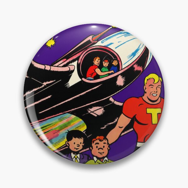 Item preview, Captain Tootsie and the Secret Legion – 1950s Heroic Retro Comic Art designed and sold by Analog Aura .
