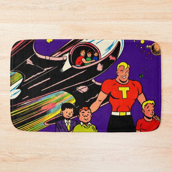 Item preview, Captain Tootsie and the Secret Legion – 1950s Heroic Retro Comic Art designed and sold by Analog Aura .