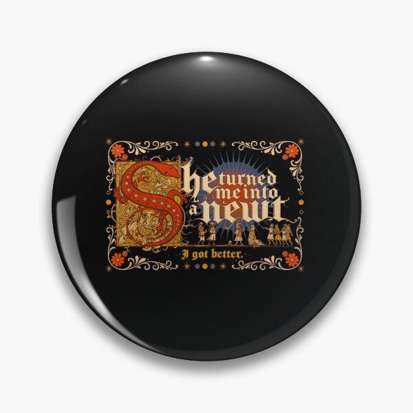 Item preview, Medieval Newt Humor Illuminated Script designed and sold by Sugengthecraftd.