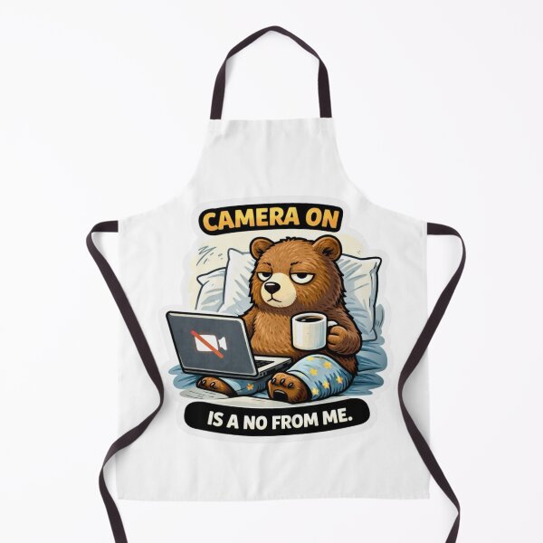 Item preview, Work From Home Bear Camera Off Gift designed and sold by Gentlestate.