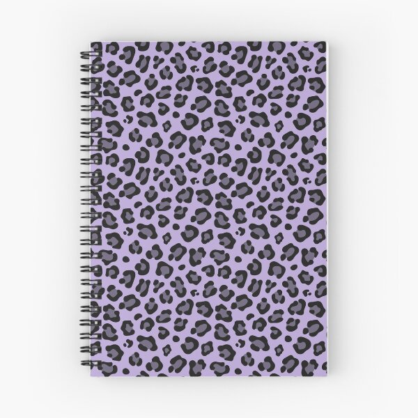 Item preview, Lilac and Black leopard print designed and sold by pattern-archive.