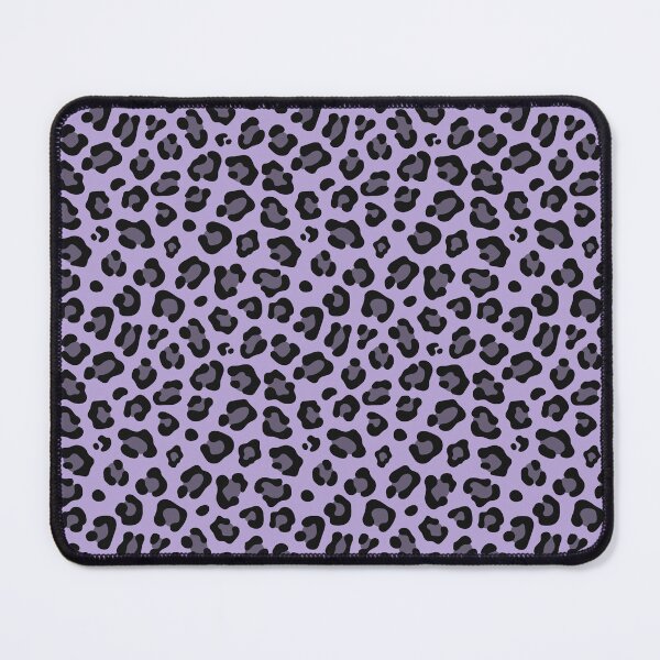 Item preview, Lilac and Black leopard print designed and sold by pattern-archive.