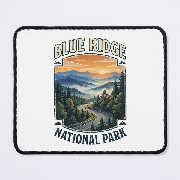 Item preview, Blue Ridge National Park Vintage Mountains Sunset View Road designed and sold by longngusuc.