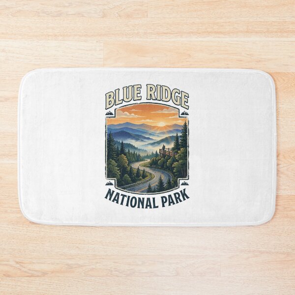 Item preview, Blue Ridge National Park Vintage Mountains Sunset View Road designed and sold by longngusuc.