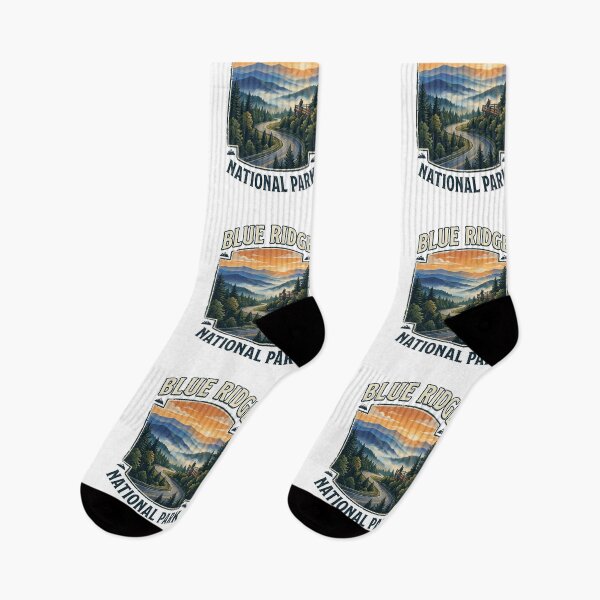 Item preview, Blue Ridge National Park Vintage Mountains Sunset View Road designed and sold by longngusuc.