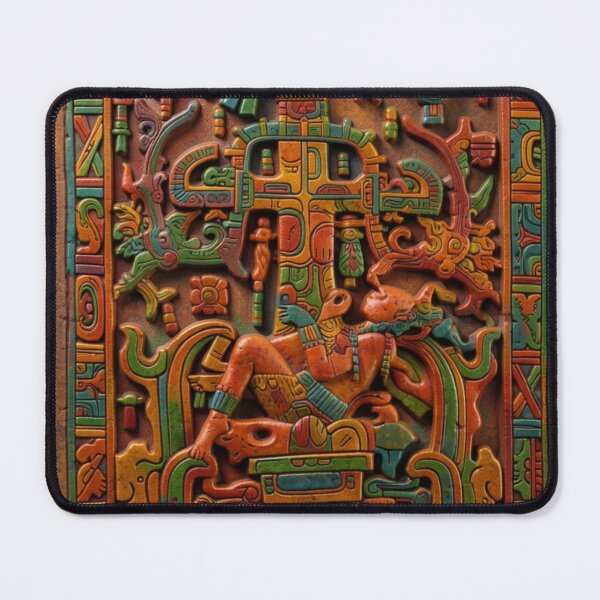 Item preview, Mayan King The Great Pacal - Ancient Astronaut designed and sold by Kirrindy Designs.