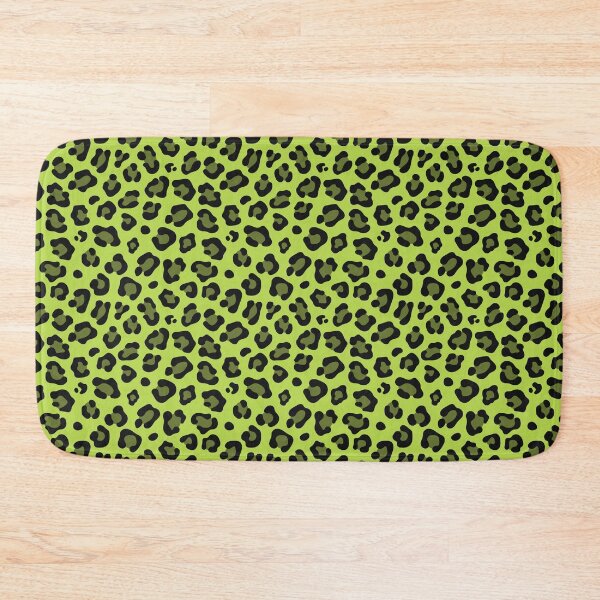 Item preview, Lime and Black leopard print designed and sold by pattern-archive.