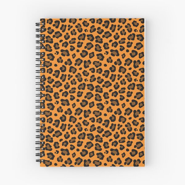 Item preview, Orange and Black leopard print designed and sold by pattern-archive.