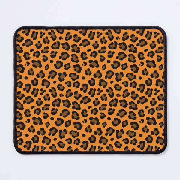 Item preview, Orange and Black leopard print designed and sold by pattern-archive.