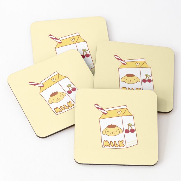 Item preview, kawaii pompompurin milk cartoon box designed and sold by MoTaraDesigns.