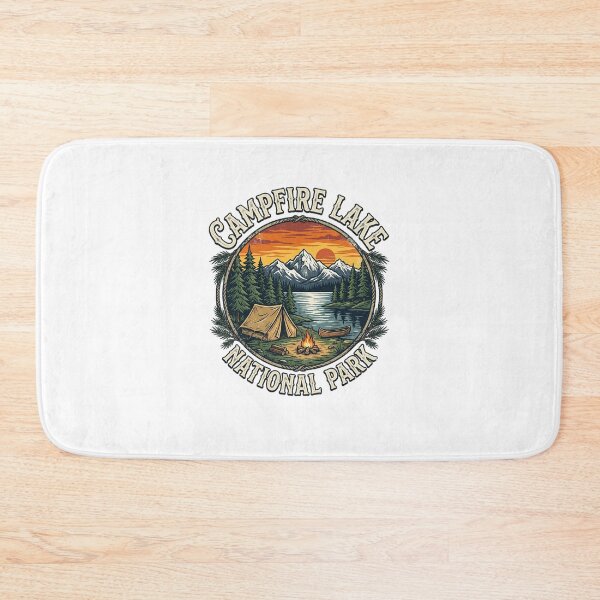 Item preview, Camping Lake National Park Vintage Adventure Outdoors Gear designed and sold by longngusuc.