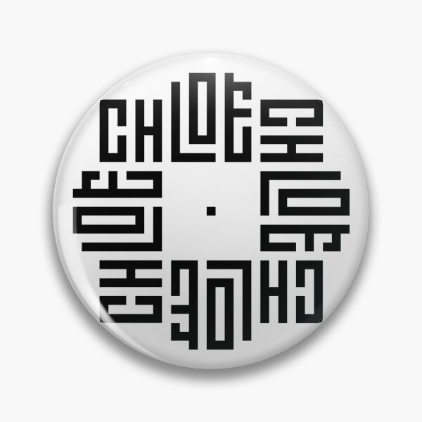 Item preview, CHLOE | Black  | Modern Geometric Kufi Calligraphy | From Name to Art   designed and sold by FOR YOUR NAME.