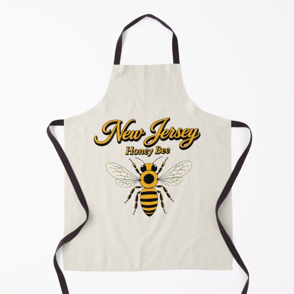 Item preview, New Jersey Honey Bee Retro State Insect Poster designed and sold by The-Drip-Studio.