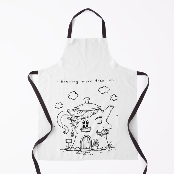 Item preview, Whimsical Teapot House Dreamer Illustration designed and sold by DoodleManArt.