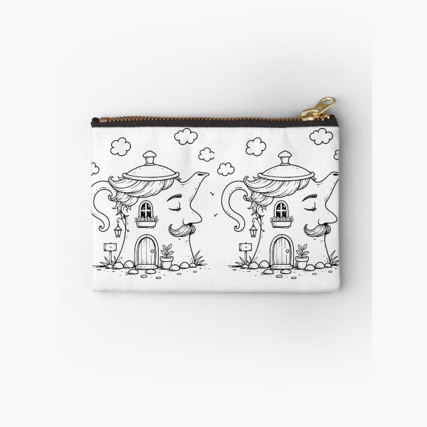 Item preview, Whimsical Teapot House Dreamer Illustration designed and sold by DoodleManArt.