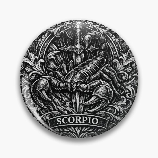 Item preview, vintage tattoo Scorpio The Zodiac Sign designed and sold by Angelle55.