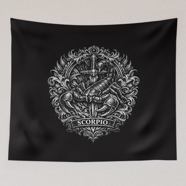 Item preview, vintage tattoo Scorpio The Zodiac Sign designed and sold by Angelle55.