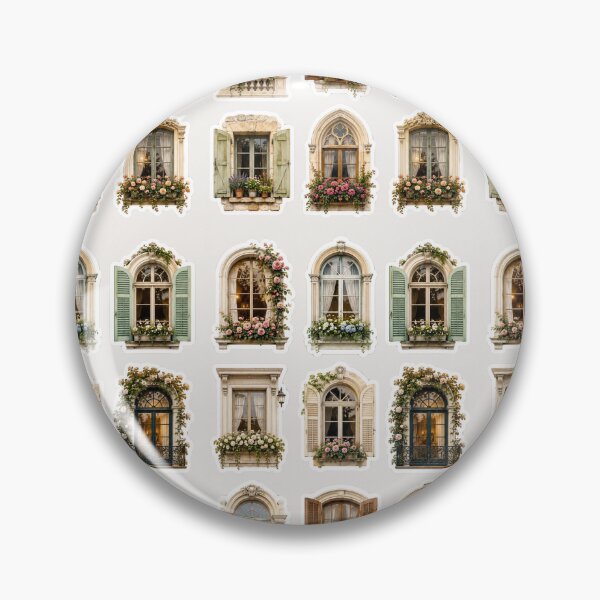 Item preview, Luxury Vintage Window Sticker Sheet | Aesthetic Floral Window Stickers | Journal & Scrapbook Decor designed and sold by KeerthiCuteFind.