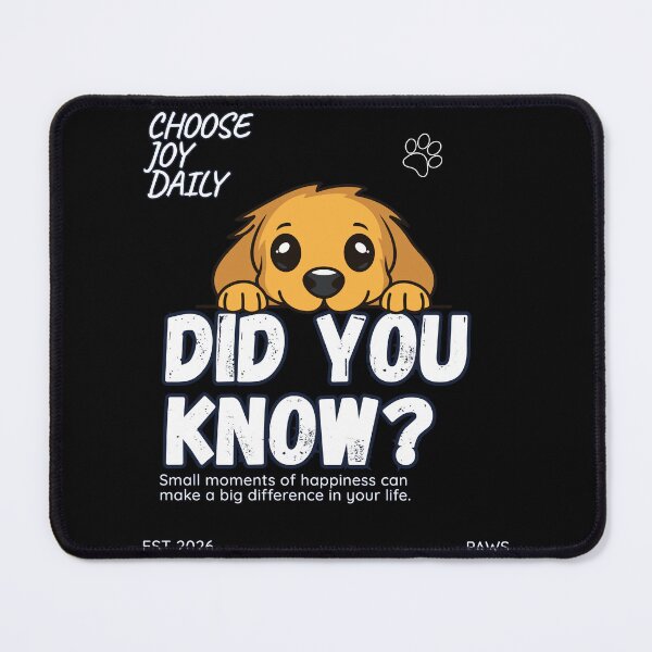 Item preview, Cute Golden Retriever Puppy Did You Know Positive Motivational Quote designed and sold by SoftAuraStudi0.