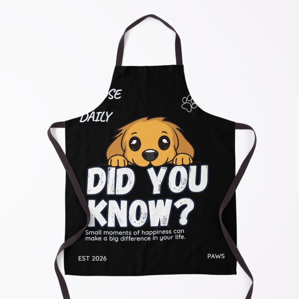 Item preview, Cute Golden Retriever Puppy Did You Know Positive Motivational Quote designed and sold by SoftAuraStudi0.