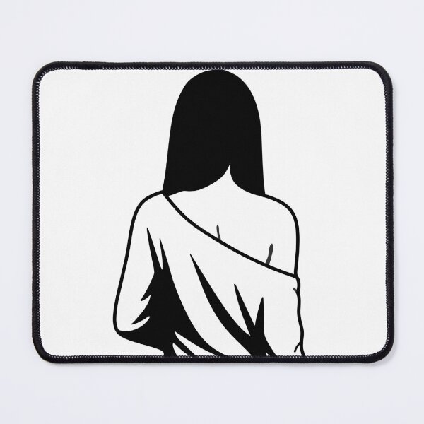Item preview, Minimalist Woman Back Art Print designed and sold by Studio pod Burom.