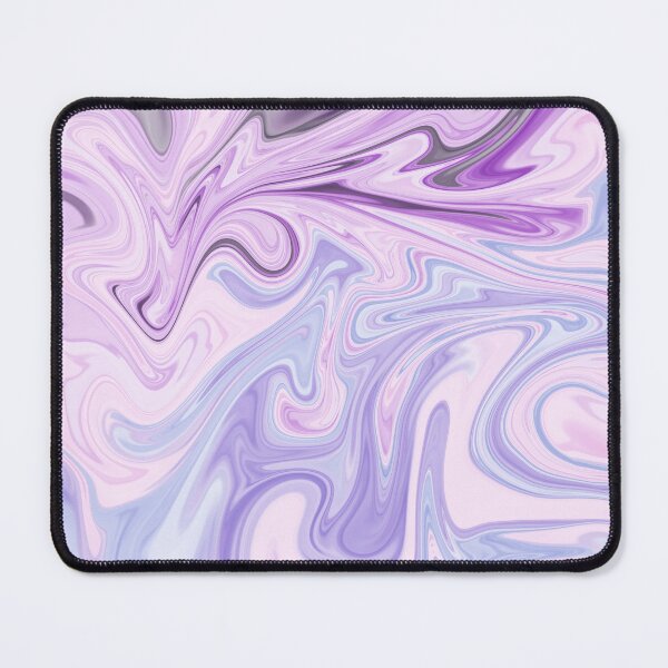 Item preview, Lavender Dreams Marble Abstract | Pastel Purple Fluid Art designed and sold by GemniShop.