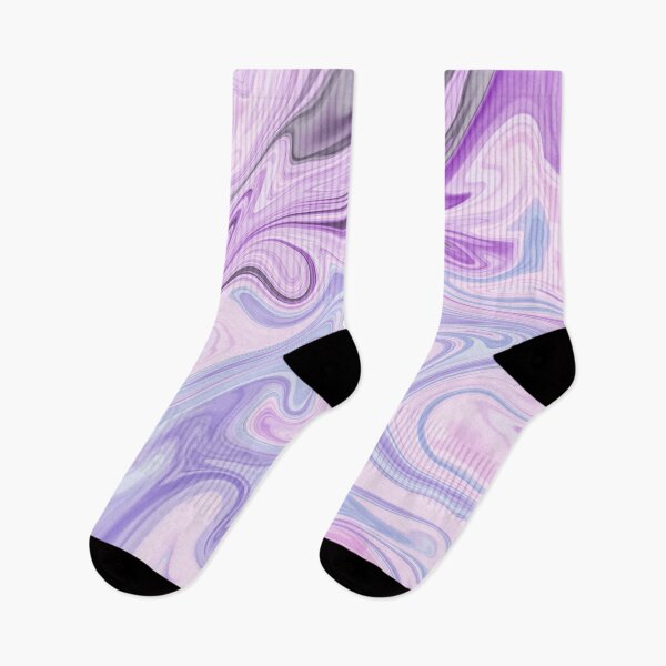 Item preview, Lavender Dreams Marble Abstract | Pastel Purple Fluid Art designed and sold by GemniShop.