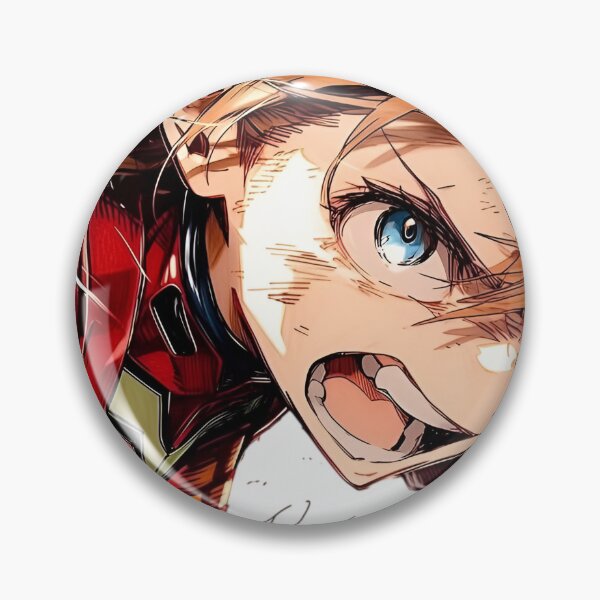 Item preview, Fiery Anime Pilot Action Art | Dynamic Mecha Manga Character Illustration designed and sold by Dyan4.